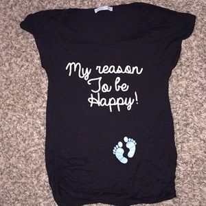 Cute maternity shirt